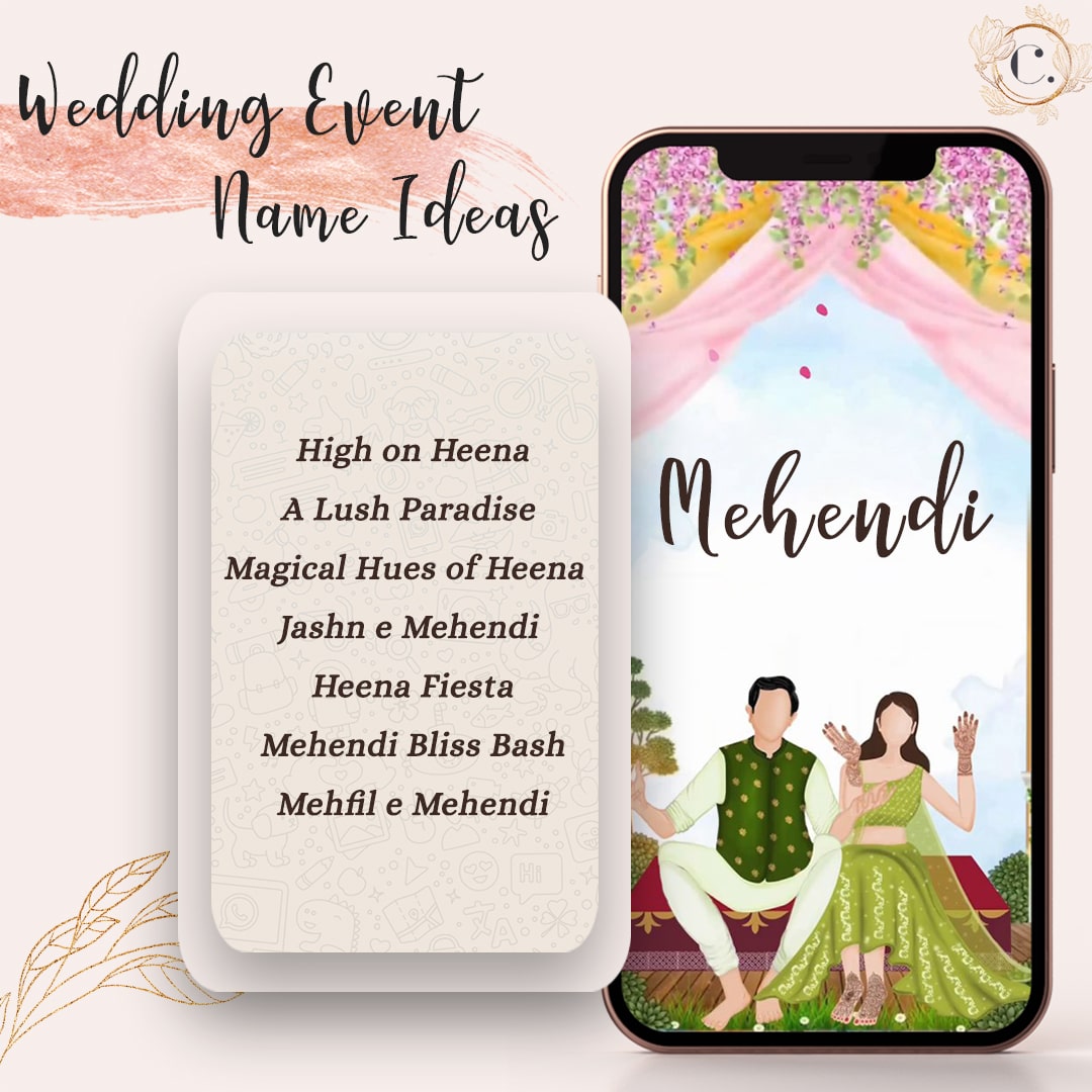 Mehndi Function – Unique Ceremony Captions for Instagram
