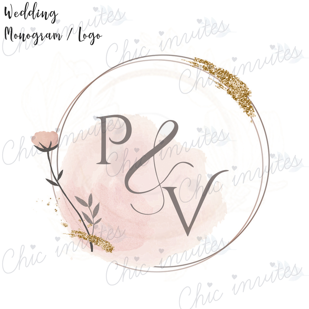 Creative Wedding Logo For Couple