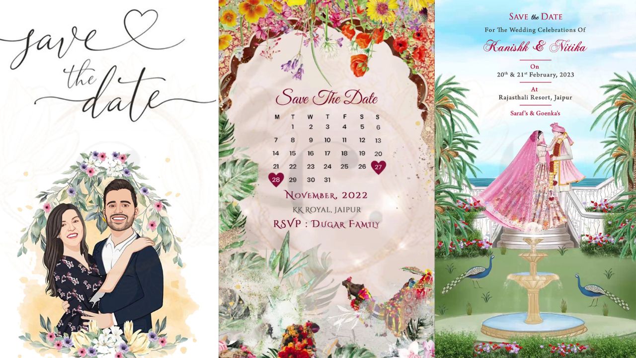 Save the Date Video for Wedding