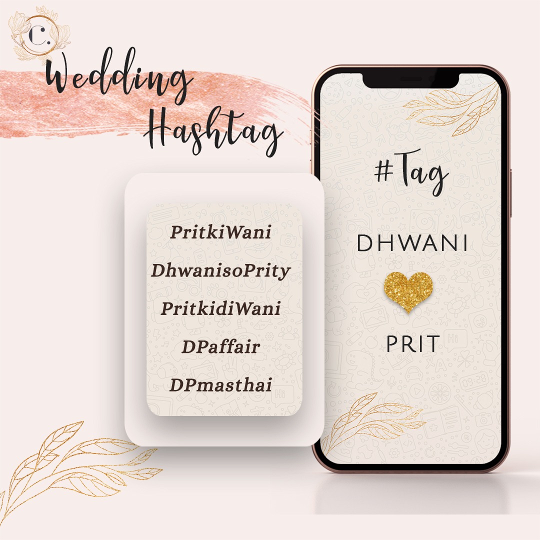 Indian Wedding Hashtags For Couple