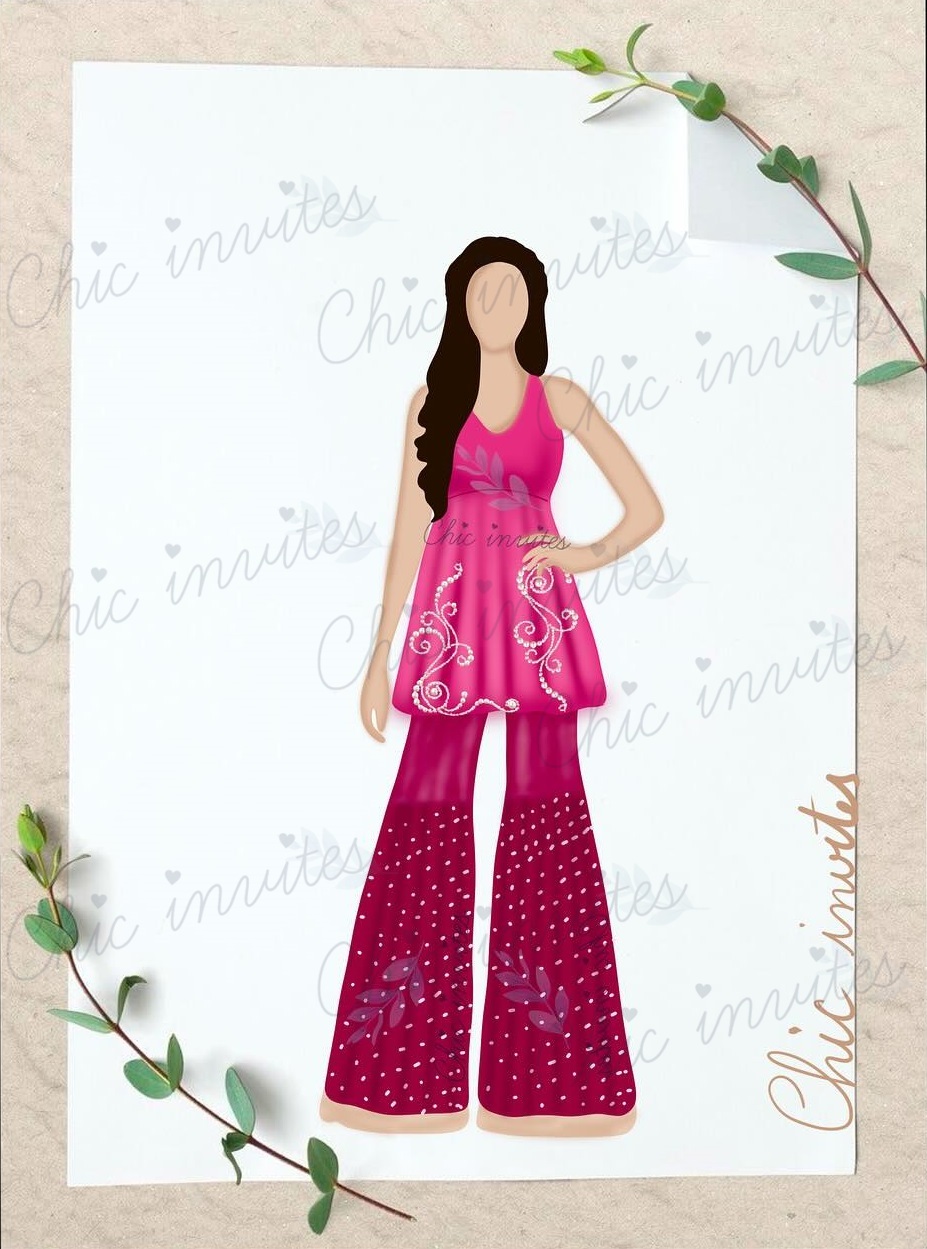 Embracing The Beauty of Nature with Mehendi Ceremony Dress