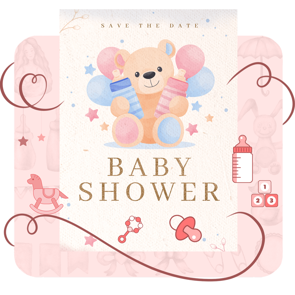 Baby invitations