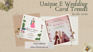 Unique E Wedding Card Trends