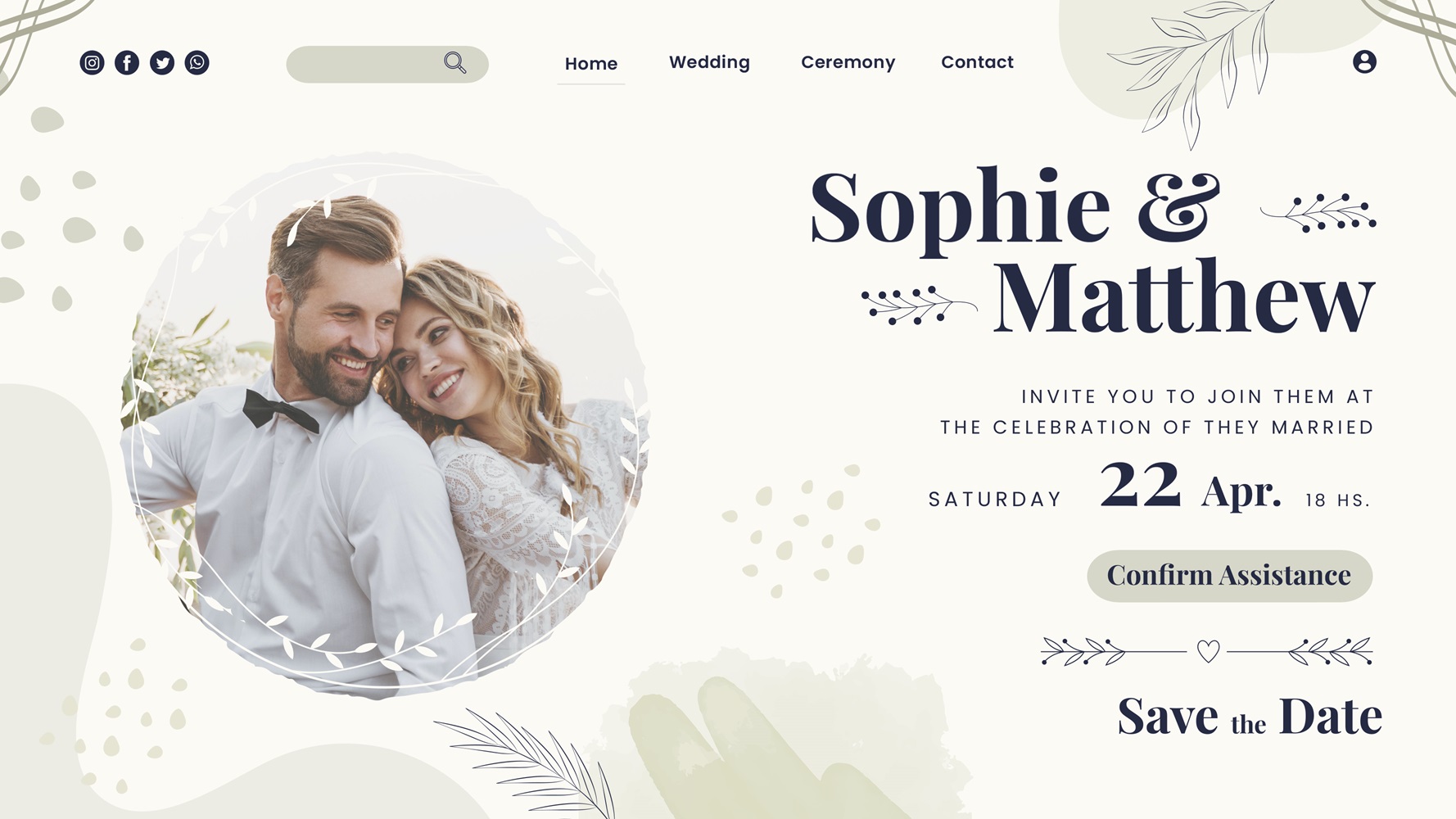 Wedding Website - Chic Invites